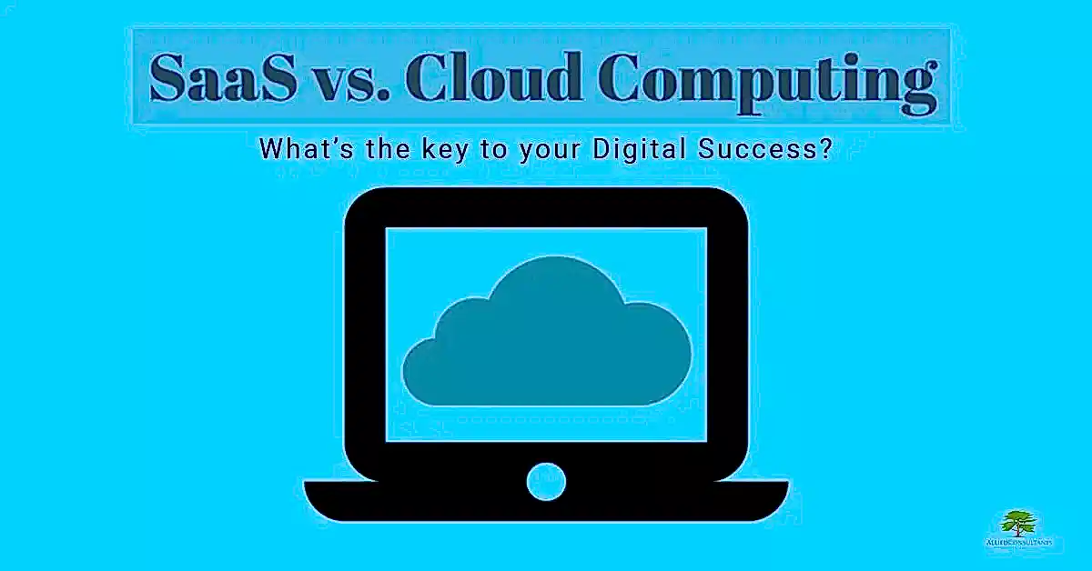 Saas vs Cloud computing